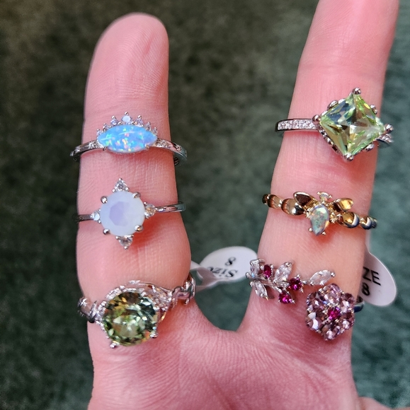 Fragrant jewels jewelry, rings size 8 - Picture 1 of 4